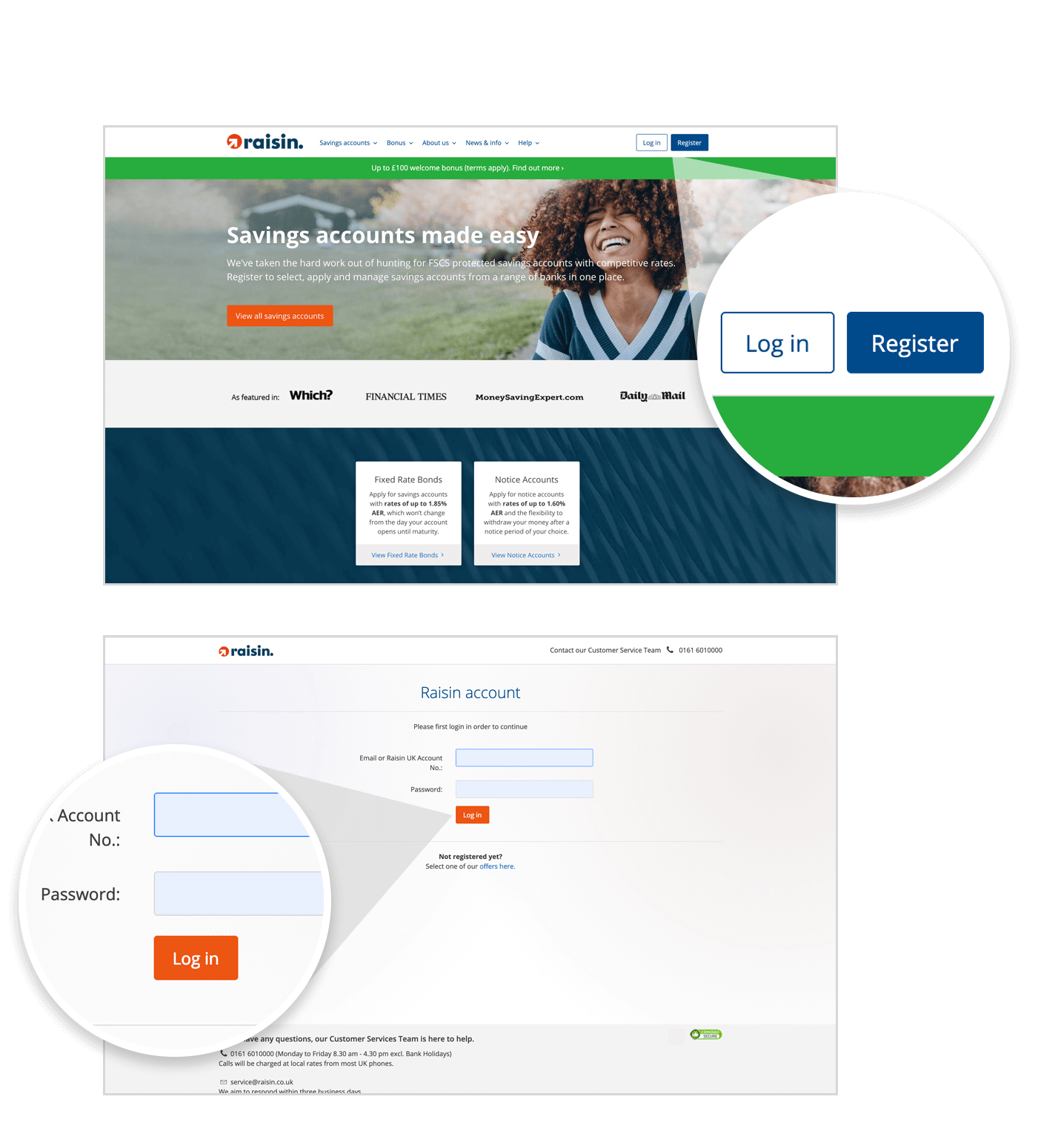 Log in to renew