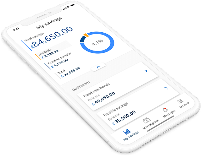 Raisin UK mobile app